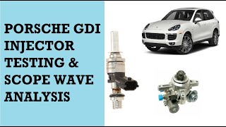 GDI Direct Injector Testing and Waveform Scope Analysis on a 2018 Porsche