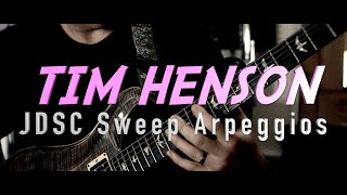 Tim Henson Sweep Arpeggio Tutorial (slowed down) + Tab (JDSC)