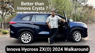 2024 Toyota Innova Hycross | 30.98 Lakhs | ZX(O) | Fully loaded variant | ADAS | Recliners & more