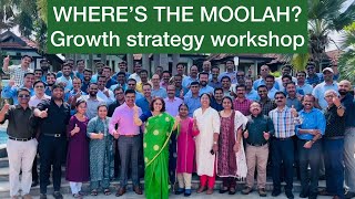 Growth Strategy Workshop for a Corporate client on the theme of the book "Where's The Moolah?"