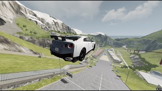 Big Ramp Jump With Luxury Cars | Beamng Drive