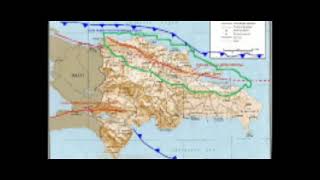 Hay fallas geológicas en toda la isla Hispaniola, por tierra y mar