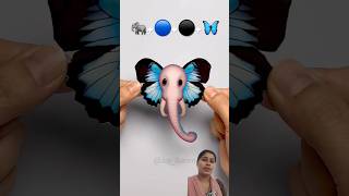 🐘 🐘 emoji mixing Nano  #youtubeshorts