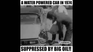 WATER POWERED CAR 1974!!!.. ON U.K TV...