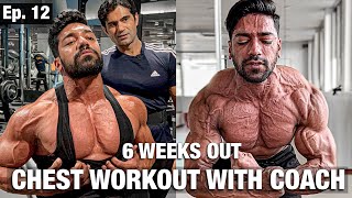 Complete Chest Workout With Coach | Insane Pump | Road To Sheru Classic | Ep. 12