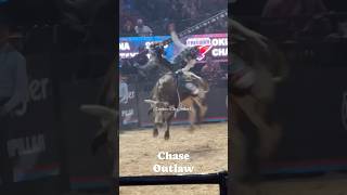 Chase Outlaw at the PBR Teams Finals 2022 #pbr #cowboys #rodeio