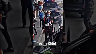 Army Chief entry #indianarmy #indianairforce #indiannavy #viral #trending #ytshorts #shorts #army