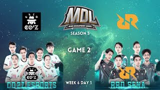 CO2Z vs RRQ SENA Match 2 | MDL ID SEASON 5 Week 6 Day 1