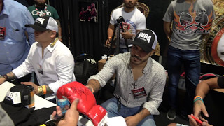 El Chino Maidana y Jesus Cuellar en el Box Fan Expo 2017