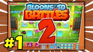 Bloons TD Battles 2 *NEW* Sneak Peek!? New Ninja Kiwi Bloons Game Preview #1