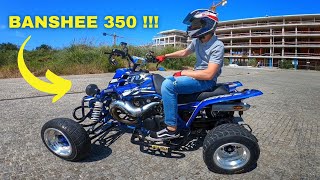 PRIMEIRA VEZ NUMA YAMAHA BANSHEE 350 !!!