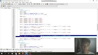 metode double smooth menggunakan c++