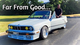 My 1987 BMW 325i Convertible E30: New Project Car Walkaround & Drive!