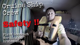 CRUISE SHIP CREW SAFETY ‼️First contract working on cruise ship