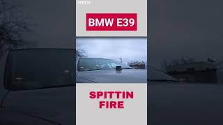 BMW E39 530D Shooting Fire - Exhaust #shorts