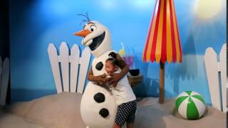 Meeting Olaf for the First Time!  Sep 14, 2016, 7.5yo