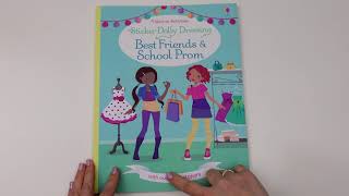 Usborne - Sticker Dolly Dressing Best Friends & School Prom