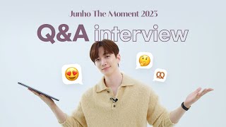 바지가 찢어지는 이유는..🤔 신상 하트 가능? 🥨 | Questions about JUNHO THE MOMENT 2023