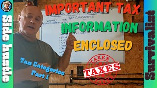 Hope you Handle Your Taxes Like This! | Tax Categories Part 1