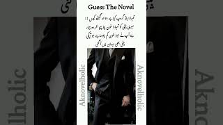 Guess The Novel | Romantic Urdu Novel 🤔🥰❤️