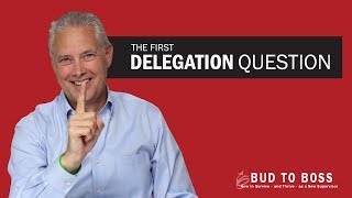 The First Delegation Question [And 3 Possible Answers]