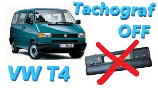 Volkswagen T4 - Як відключити тахограф?