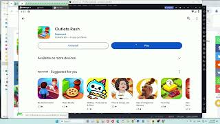 How to play Outlets Rush  on PC computer easy