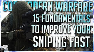 IMMEDIATELY IMPROVE AT MW SNIPING WITH THESE 15+ TIPS! [Call of Duty Modern Warfare Tips}