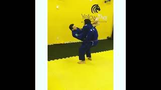 Triângulo voador em câmera lenta - slow motion flying triangle.   #bjj #jiujitsu #atosjjcuiaba