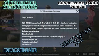 TR DE İLK YENİ GÜNCELLEME TARİHİ VERİLDİ PUBG MOBİLE LİTE