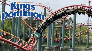 We Rode the NEW BEST 4D Free Spin Coaster on the East Coast at Kings Dominion - May 2022 Vlog