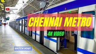 Chennai Metro ride from Airport Terminal