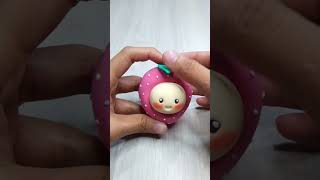 Kawaii Strawberry Clay Art | Clay videos #shorts