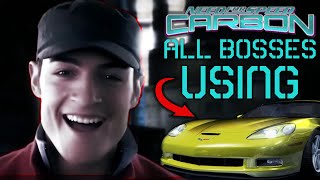 NFS CARBON | All BOSSES defeated with TIER 3 CORVETTE Z06