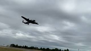 Avro Lancaster takeoff