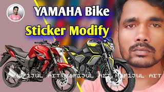 2021 Top modify|YAMAHA Sticker Modify Headlight  Body Sticker Modify Vinyle Wraping | Mafijulart