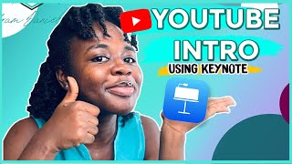 HOW TO MAKE AN EASY YOUTUBE INTRO ON YOUR IPHONE USING KEYNOTE / MAKE  AN INTRO  FOR BEGINNERS  2020