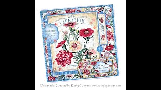 Graphic 45 Flower Market Folio Tutorial January February