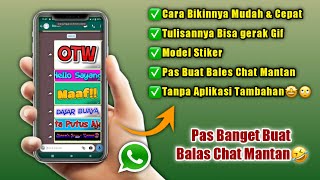 Cara Membuat Tulisan Bergerak Di WhatsApp | Tanpa Aplikasi