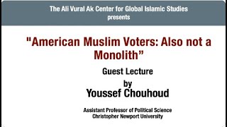 American Muslim Voters: Also not a Monolith