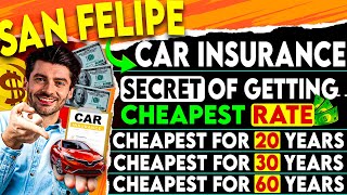 Only $159/M 😱 Cheapest Car Insurance in San Felipe 🎯