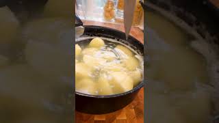 Let's make goose fat roast potatoes 🥔 #potato #recipe #shorts