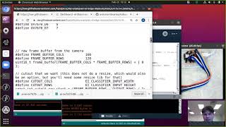 Nano 33 Ble Sense with the OV7670 Camera Module running Edge Impulse