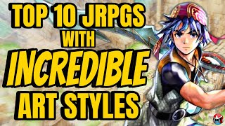 Top 10 JRPGs With Amazing Art Styles #jrpg #dragonquest #rpg