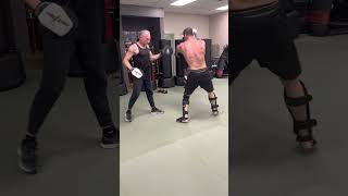 Kickboxing Mitt Work, James Cox with Andrew Curran