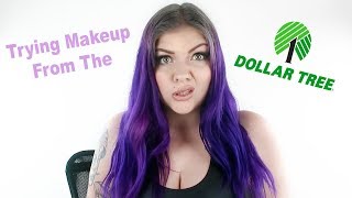 Dollar Tree Makeup Review And Tutorial | Makayla Wetmore