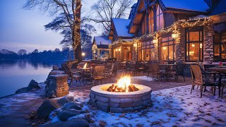 Winter Jazz Music to Studying, Unwind ☕Relaxing Jazz Instrumental Music in Cozy Coffee Shop Ambience