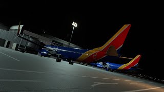 Southwest Airlines Redeye Flight From Dallas to Tampa - MSFS