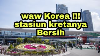 Stasiun kreta kota daejeon di KOREA mewah