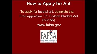 Financial Aid for Online Students